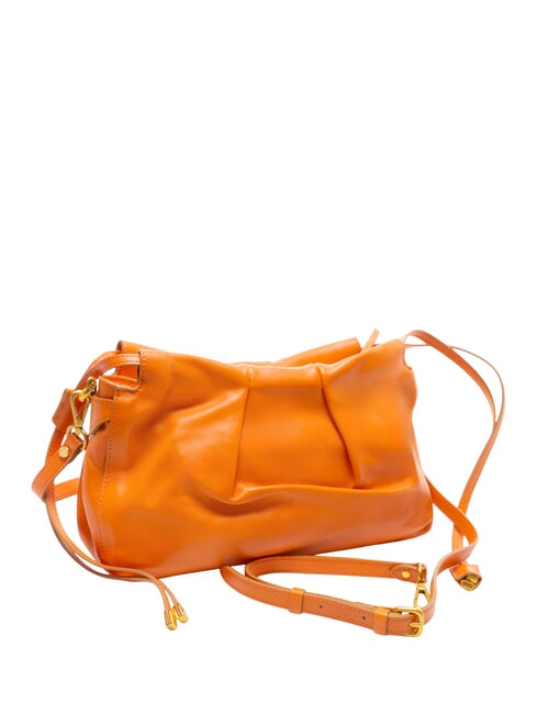 LUCIA Bolso bandolera de piel coral - Bolsos Mujer