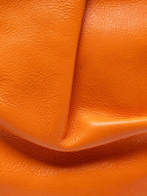 LUCIA Bolso bandolera de piel coral - Bolsos Mujer