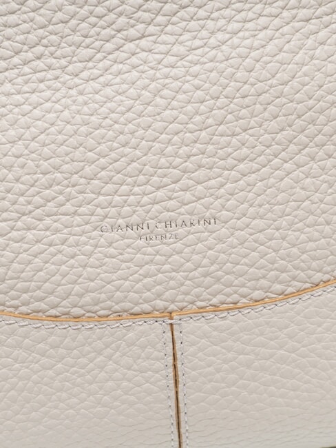 MINERVA Bolso shopping de piel arena - Bolsos Mujer