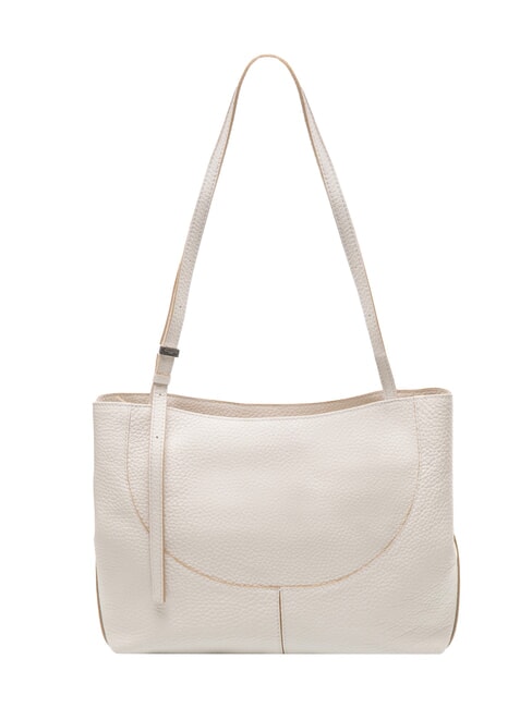 MINERVA Bolso shopping de piel arena - Bolsos Mujer