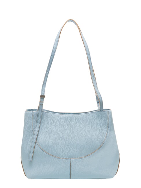 MINERVA Bolso shopping de piel cielo - Bolsos Mujer