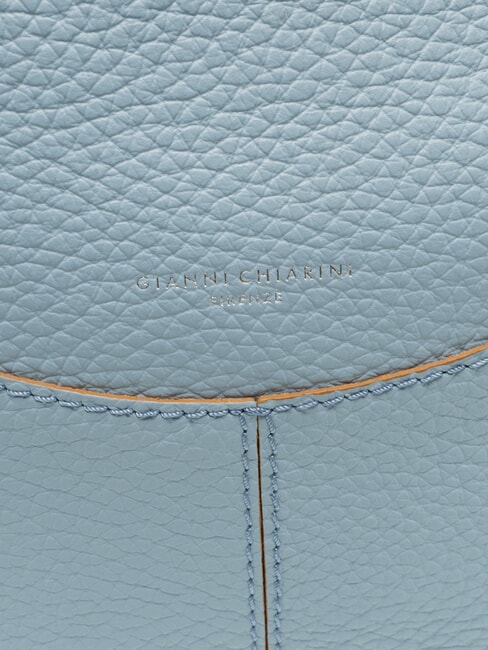 MINERVA Bolso de hombro de piel cielo - Bolsos Mujer