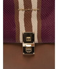 PIQUADRO CAMPIONARIO - DAFNE malet&iacute;n de cuero marr&oacute;n/burdeos/beige - Maletines de Trabajo - 3