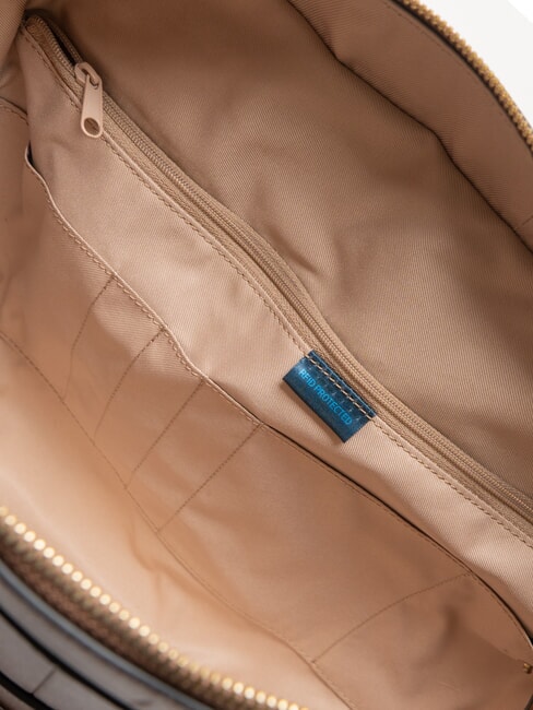 CAMPIONARIO - DAFNE malet&iacute;n de cuero marr&oacute;n/burdeos/beige - Maletines de Trabajo