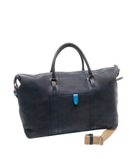PIQUADRO CAMPIONARIO - SARTORIA 2 Bolsa de lona grande de cuero con correa para el hombro - Bolsas de viaje