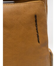 PIQUADRO CAMPIONARIO - RONNIE Porta PC de cuero Bora amarillo - Bolsos Mujer - 3