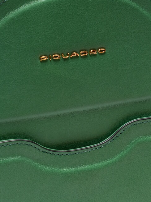 CAMPIONARIO - GEA  Mochila porta tablet de piel VERDE - Bolsos Mujer