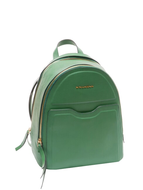 CAMPIONARIO - GEA  Mochila porta tablet de piel VERDE - Bolsos Mujer