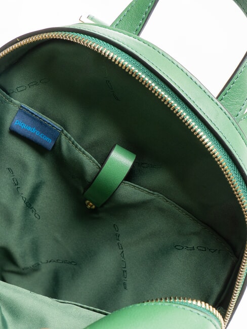 CAMPIONARIO - GEA  Mochila porta tablet de piel VERDE - Bolsos Mujer