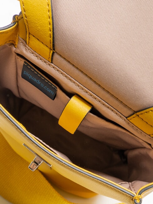 CAMPIONARIO -  DAFNE  Un solo hombro de cuero amarillo - Bolsos Mujer