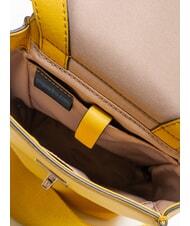 PIQUADRO CAMPIONARIO -  DAFNE  Un solo hombro de cuero amarillo - Bolsos Mujer - 5