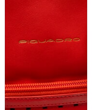 PIQUADRO CAMPIONARIO - IPAZIA Bolsa de compras de cuero ROJO - Bolsos Mujer - 3