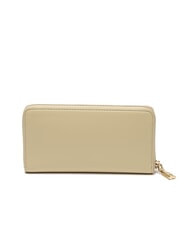 LOVE MOSCHINO SCRIPT Cartera grande con cremallera beige - Carteras Mujer - 3