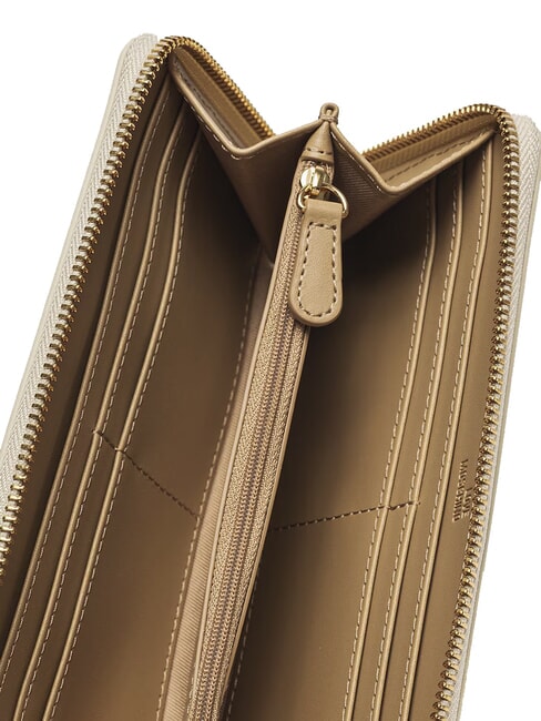 SCRIPT Cartera grande con cremallera Marfil - Carteras Mujer