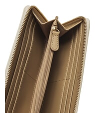 LOVE MOSCHINO SCRIPT Cartera grande con cremallera Marfil - Carteras Mujer - 2