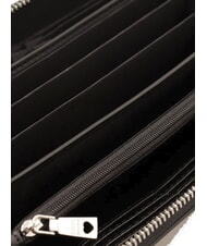 LOVE MOSCHINO LAMINATED BOLD LOVE Cartera grande con correa de muñeca po00bx - Carteras Mujer - 2