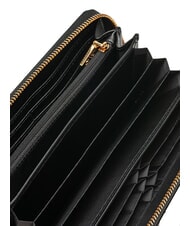 LOVE MOSCHINO LAMINATED BOLD LOVE Cartera grande con correa de muñeca - Carteras Mujer