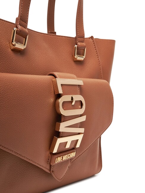 LOVEBUG Bolso bandolera de compras con bolsillo camello - Bolsos Mujer