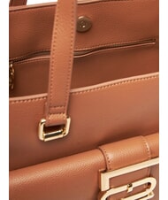 LOVE MOSCHINO LOVEBUG Bolso bandolera de compras con bolsillo camello - Bolsos Mujer - 5