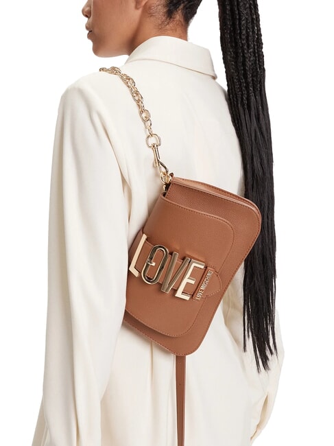 LOVEBUG Bolso de hombro, con correa para el hombro camello - Bolsos Mujer