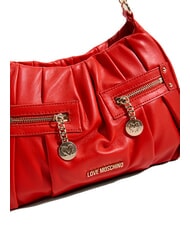 LOVE MOSCHINO BAGGY Bolso bandolera con bolsillos ROJO - Bolsos Mujer - 3