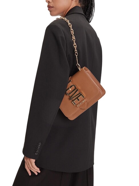 LOVEBUG Mini bolso de hombro camello - Bolsos Mujer