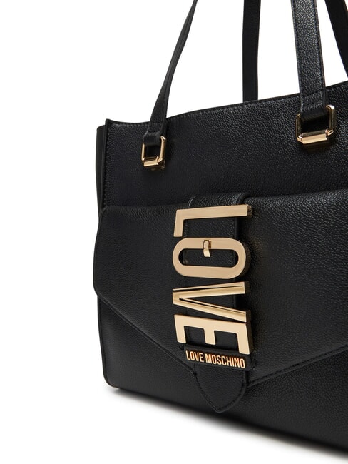 LOVEBUG Bolso bandolera de compras con bolsillo negro - Bolsos Mujer