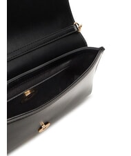 LOVE MOSCHINO SCRIPT Bolso con correa metálica para el hombro negro - Bolsos Mujer - 5