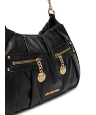 LOVE MOSCHINO BAGGY Bolso bandolera con bolsillos negro - Bolsos Mujer - 3