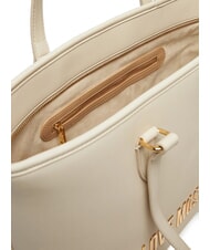 LOVE MOSCHINO BOLD LOVE Bolso shopping al hombro Marfil - Bolsos Mujer - 4