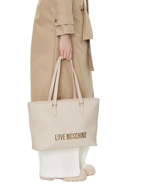 BOLD LOVE Bolso shopping al hombro Marfil - Bolsos Mujer