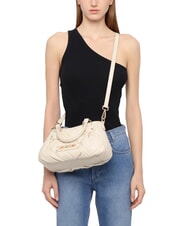LOVE MOSCHINO QUILTED Bolso con correa para el hombro Marfil - Bolsos Mujer - 6