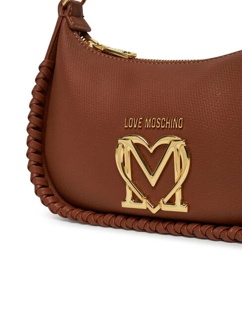 BRAIDED Bolso de hombro camello - Bolsos Mujer