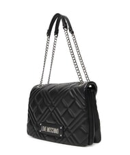 LOVE MOSCHINO QUILTED Bolso de hombro con cadena - Bolsos Mujer