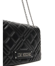LOVE MOSCHINO QUILTED Bolso de hombro con cadena po00bx - Bolsos Mujer - 3