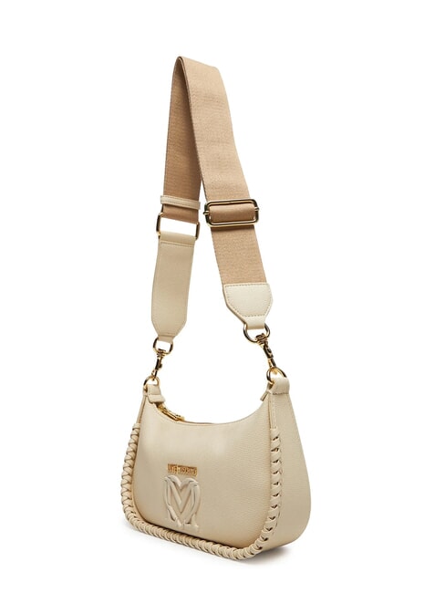 BRAIDED Bolso de hombro Marfil - Bolsos Mujer