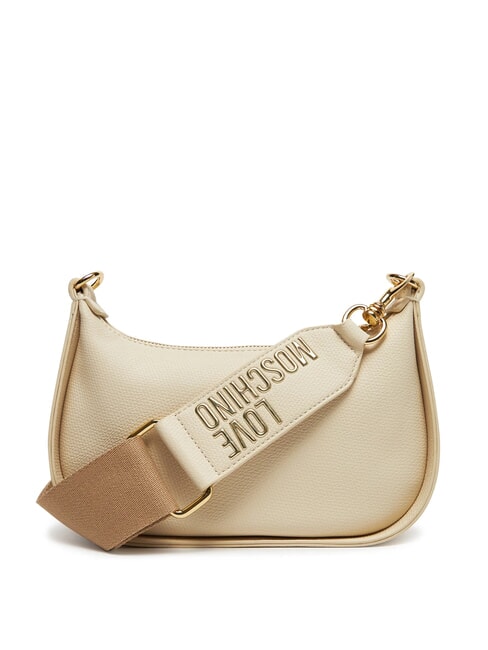 BRAIDED Bolso de hombro Marfil - Bolsos Mujer