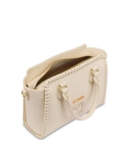 LOVE MOSCHINO BRAIDED Bolso con correa para el hombro Marfil - Bolsos Mujer - 4