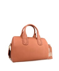 LOVE MOSCHINO BRAIDED Bolso bandolera con correa para el hombro camello - Bolsos Mujer - 4