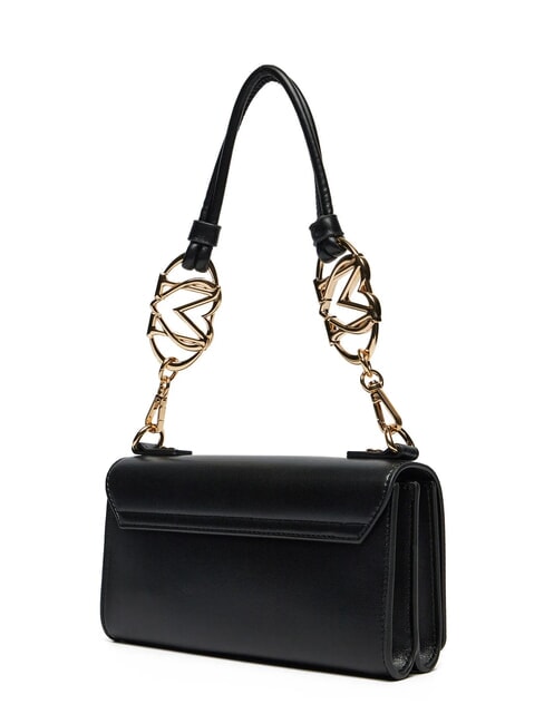 JEWEL Bolso de hombro con solapa negro - Bolsos Mujer