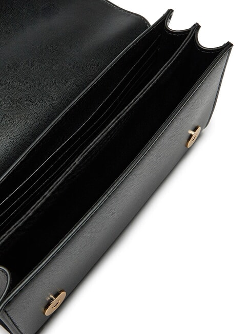 JEWEL Bolso de hombro con solapa negro - Bolsos Mujer