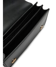 LOVE MOSCHINO JEWEL Bolso de hombro con solapa negro - Bolsos Mujer - 4