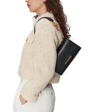 LOVE MOSCHINO JEWEL Bolso de hombro con solapa negro - Bolsos Mujer - 5