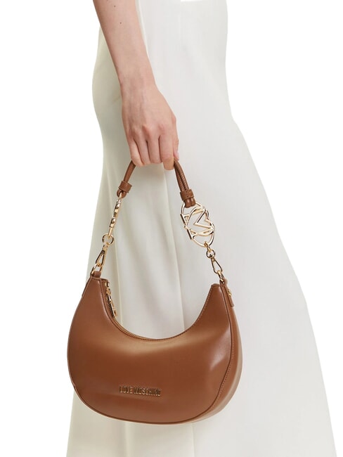 JEWEL Bolso de hombro camello - Bolsos Mujer