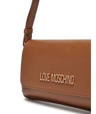 LOVE MOSCHINO LOGO LETTERING Bolso de hombro camello - Bolsos Mujer - 3