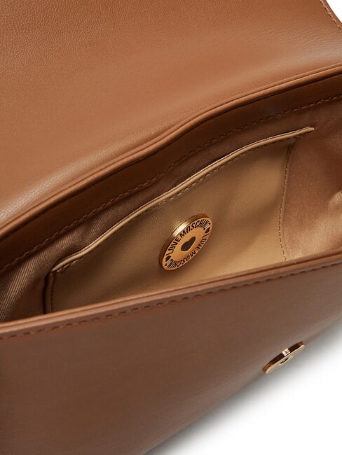 LOGO LETTERING Bolso de hombro camello - Bolsos Mujer