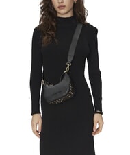 LOVE MOSCHINO GIANT Mini bolso con correa para el hombro negro - Bolsos Mujer - 5