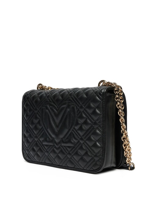 QUILTED Bolso de hombro, bolso cruzado negro - Bolsos Mujer