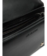 LOVE MOSCHINO QUILTED Bolso de hombro, bolso cruzado negro - Bolsos Mujer - 5