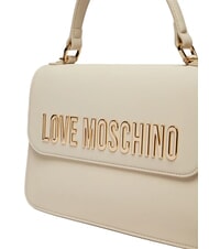 LOVE MOSCHINO BOLD LOVE Bolso con correa para el hombro Marfil - Bolsos Mujer - 3